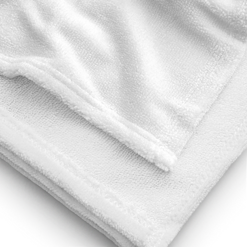 Cum Towels White Beach Towel Close Up 