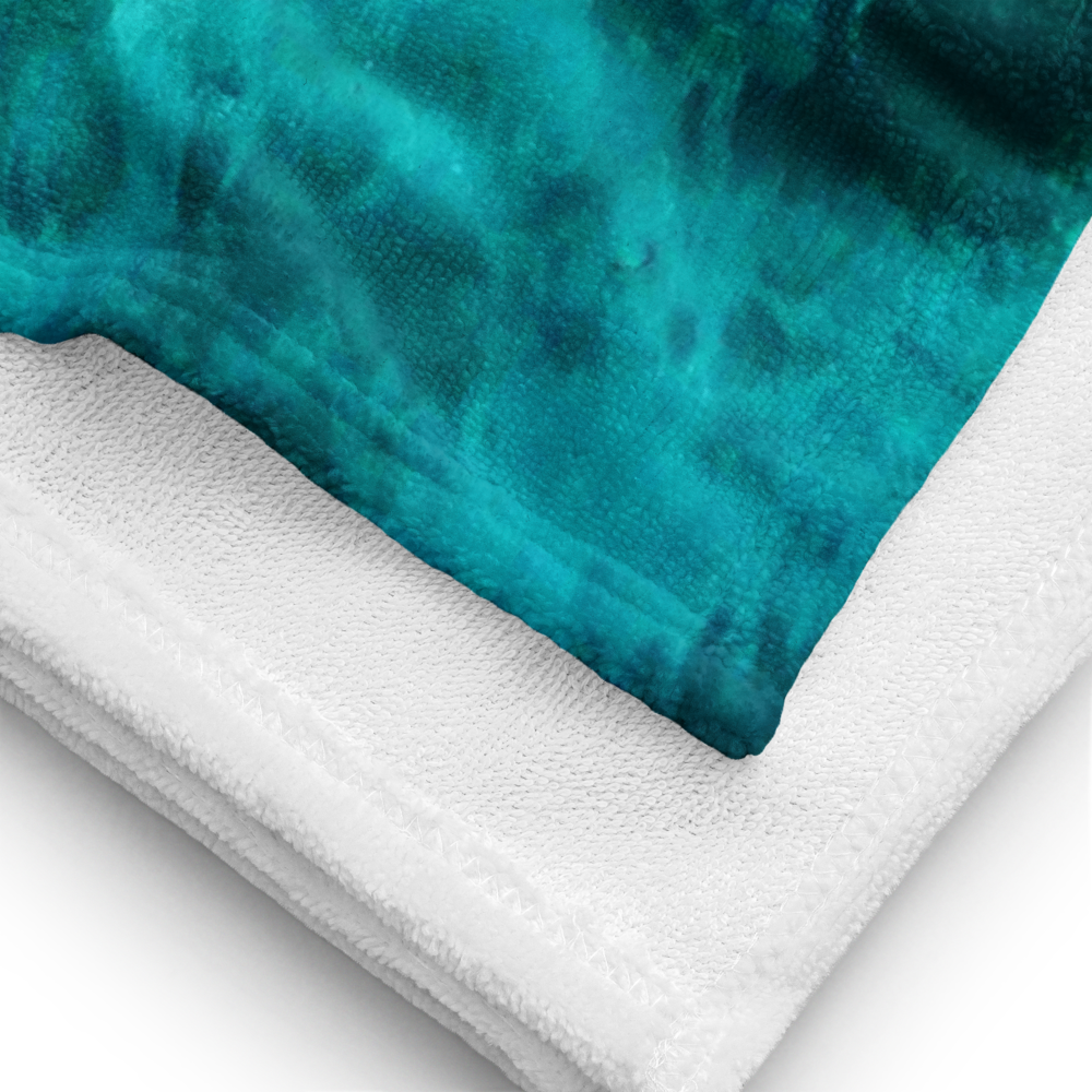 Kayaker Paradise Beach Towel, Close Up of Fabric